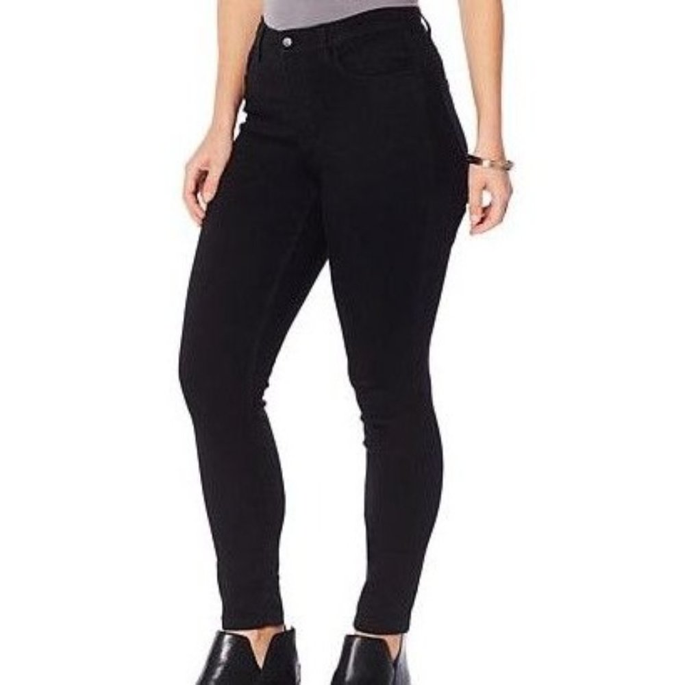 G by Giuliana Forever Stretch Classic Skinny Jean 763-661 Black 18W